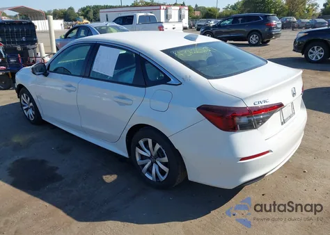 2025 Honda Civic Lx z USA, uszkodzony, nr VIN 2HGFE2F28SH544200